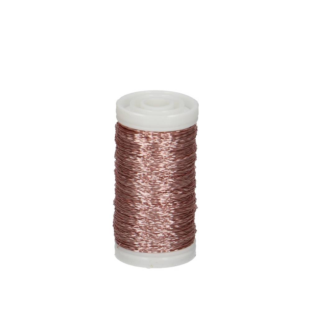 Bouillon Effektdraht rosa 0.3mm 100g