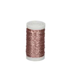 Bouillon Effektdraht rosa 0.3mm 100g