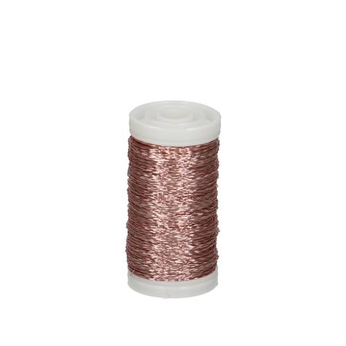 Bouillon Effektdraht rosa 0.3mm 100g