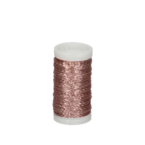 Bouillon Effektdraht rosa 0.3mm 100g