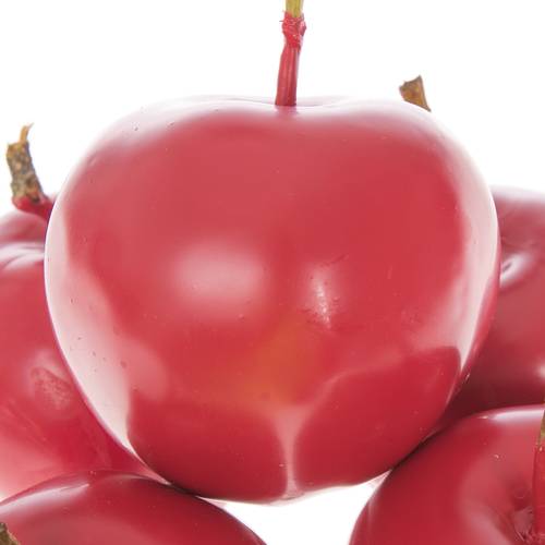 Apfel rot Wachs D5cm