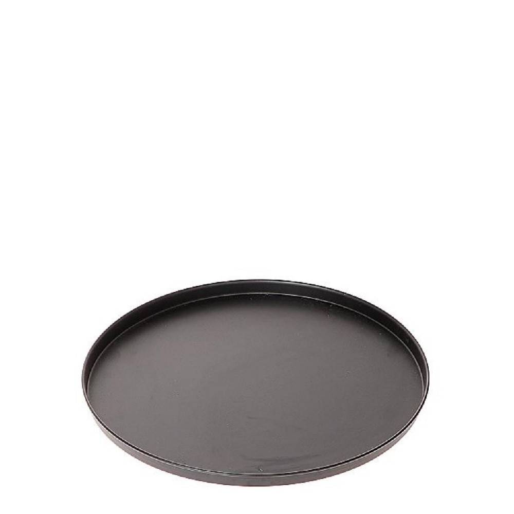 Teller Metall Sarlek schwarz D35.5cm H02cm