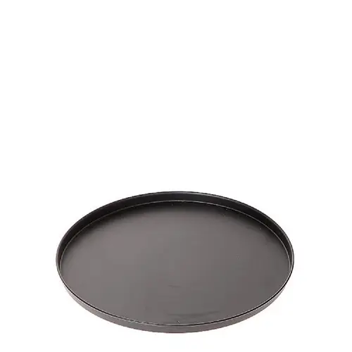 Teller Metall Sarlek schwarz D35.5cm H02cm