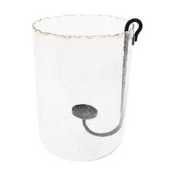 Glas Teelicht Paree  D25.5cm H36.5cm