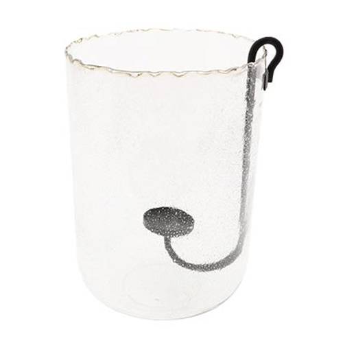 Glas Teelicht Paree  D25.5cm H36.5cm