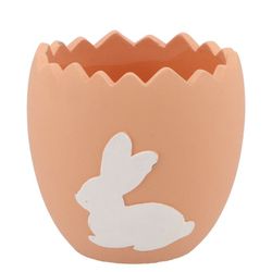 Übertopf Kaninchen orange 14,5x14,5x14cm