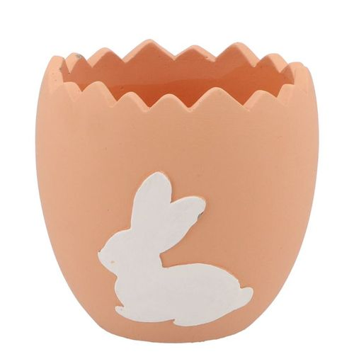 Übertopf Kaninchen orange 14,5x14,5x14cm