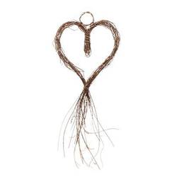 Hänger Herz natur D10cm