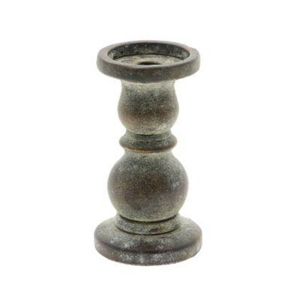 Kerzenständer Ava grau D09.5cm H17cm