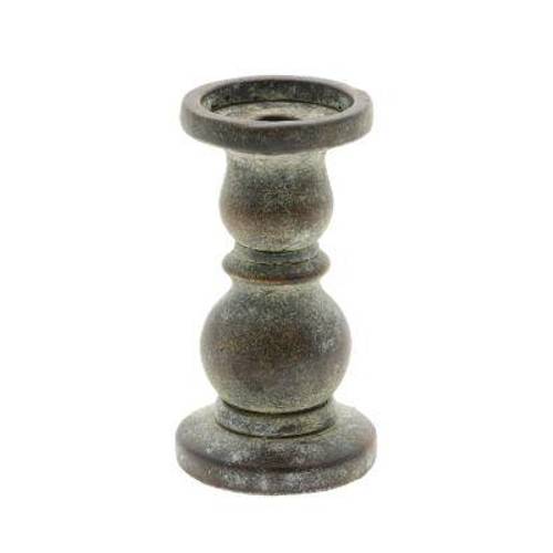 Kerzenständer Ava grau D09.5cm H17cm