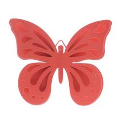 Wandaufhänger Schmetterling rosa D15cm