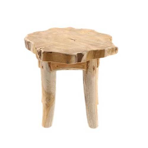Beistelltisch Teak natur D26cm H30cm