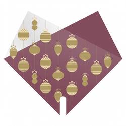 Tüte Double Bright bordeaux 30x30cm x50