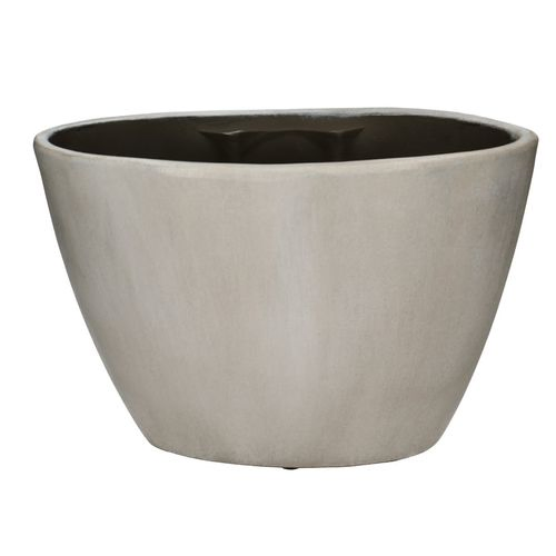 Keramik Orchidee Schale Sand D32x15x22cm