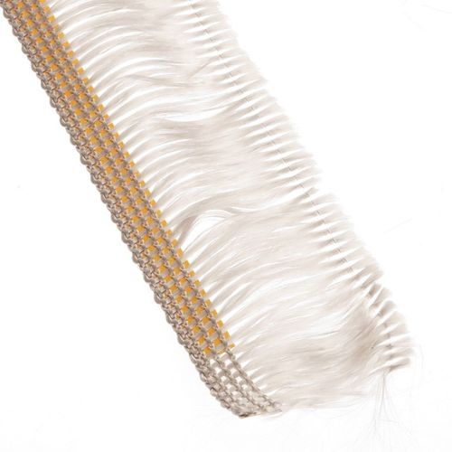 haarfransen silber selbstklebend 4cm 25m