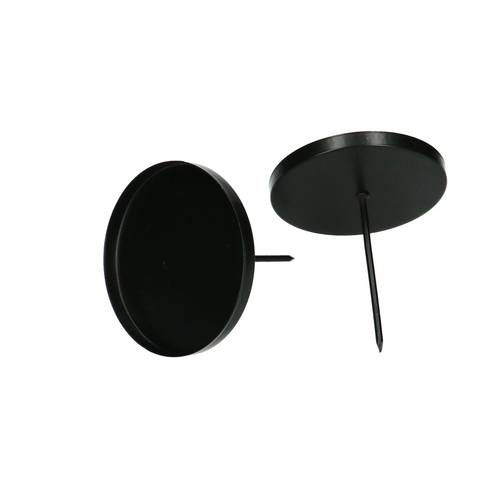 Kerzenständer Eisen schwarz D11cm