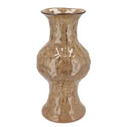 Keramik Vase Cody Bubble braun 22×22×45cm
