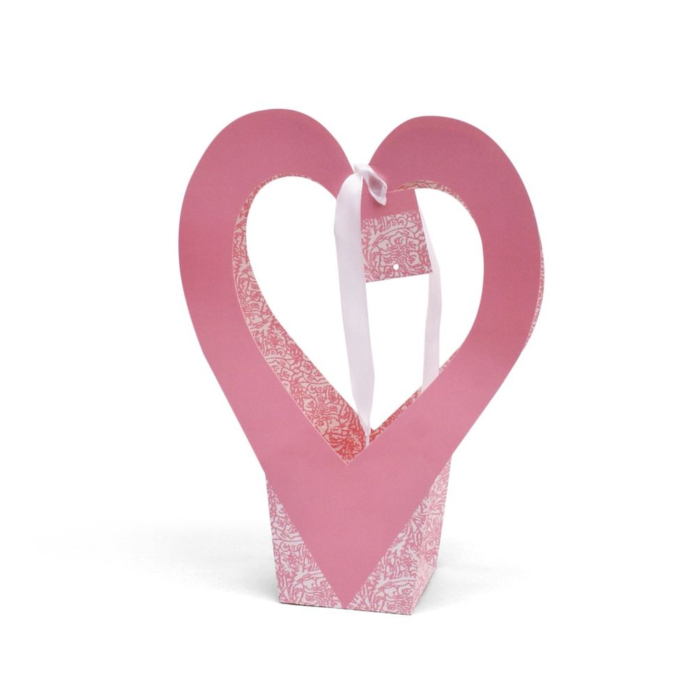 Tasche Romance rosa 26x12x35cm