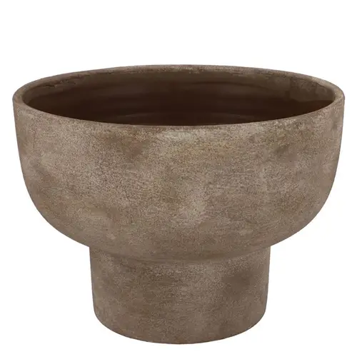 Keramik Übertopf Florenz bronze 25x25x22cm