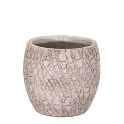 Keramik Topf Arica Rund D18cm H16.5cm