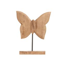 Teakholz Schmetterling auf Standard D22cm