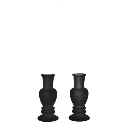 Kerzenständer Velvet schwarz D05cm H11cm