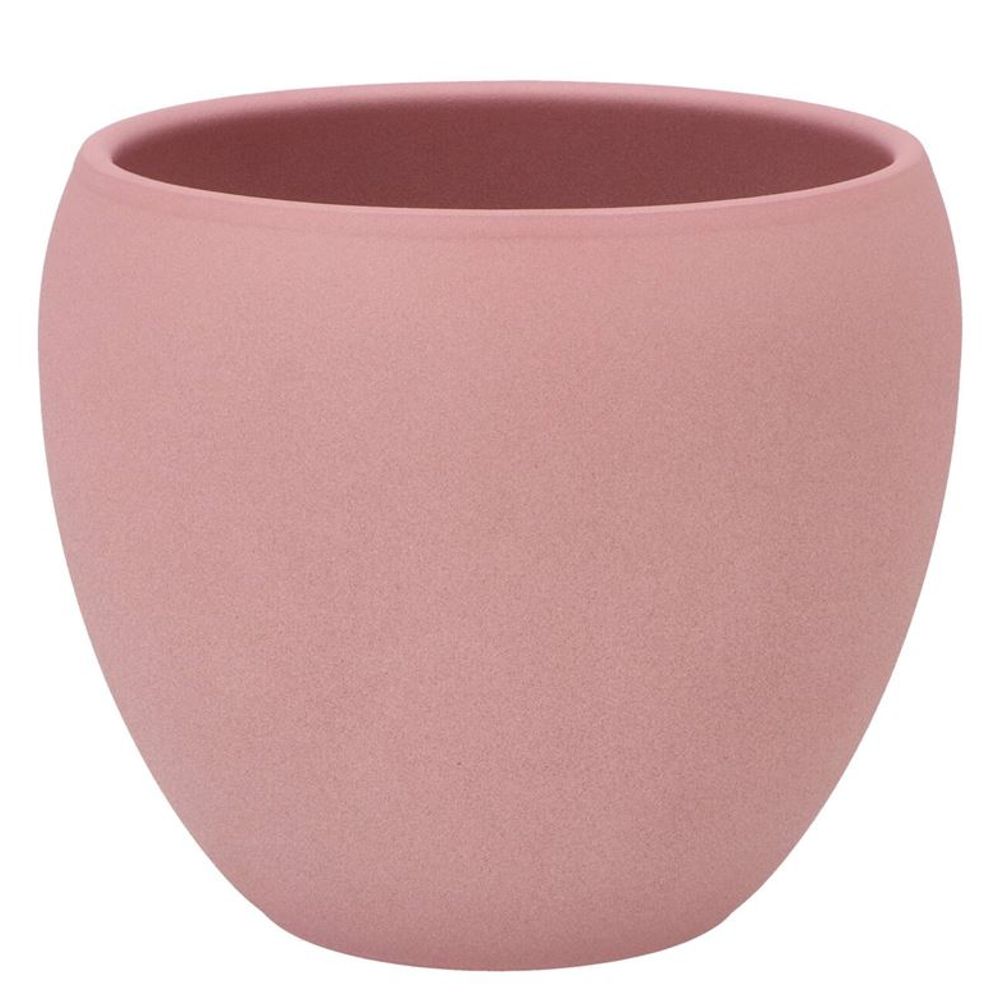 Keramik Übertopf Vinci rosa D22cm H19cm