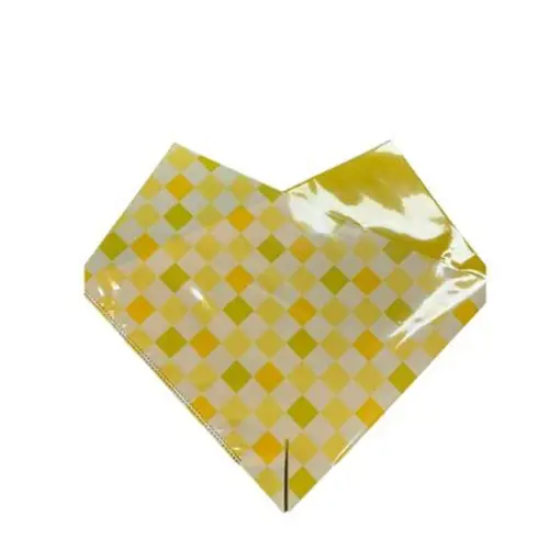 Tüte Oblique Checks gelb Ropp40 35x35cm x25