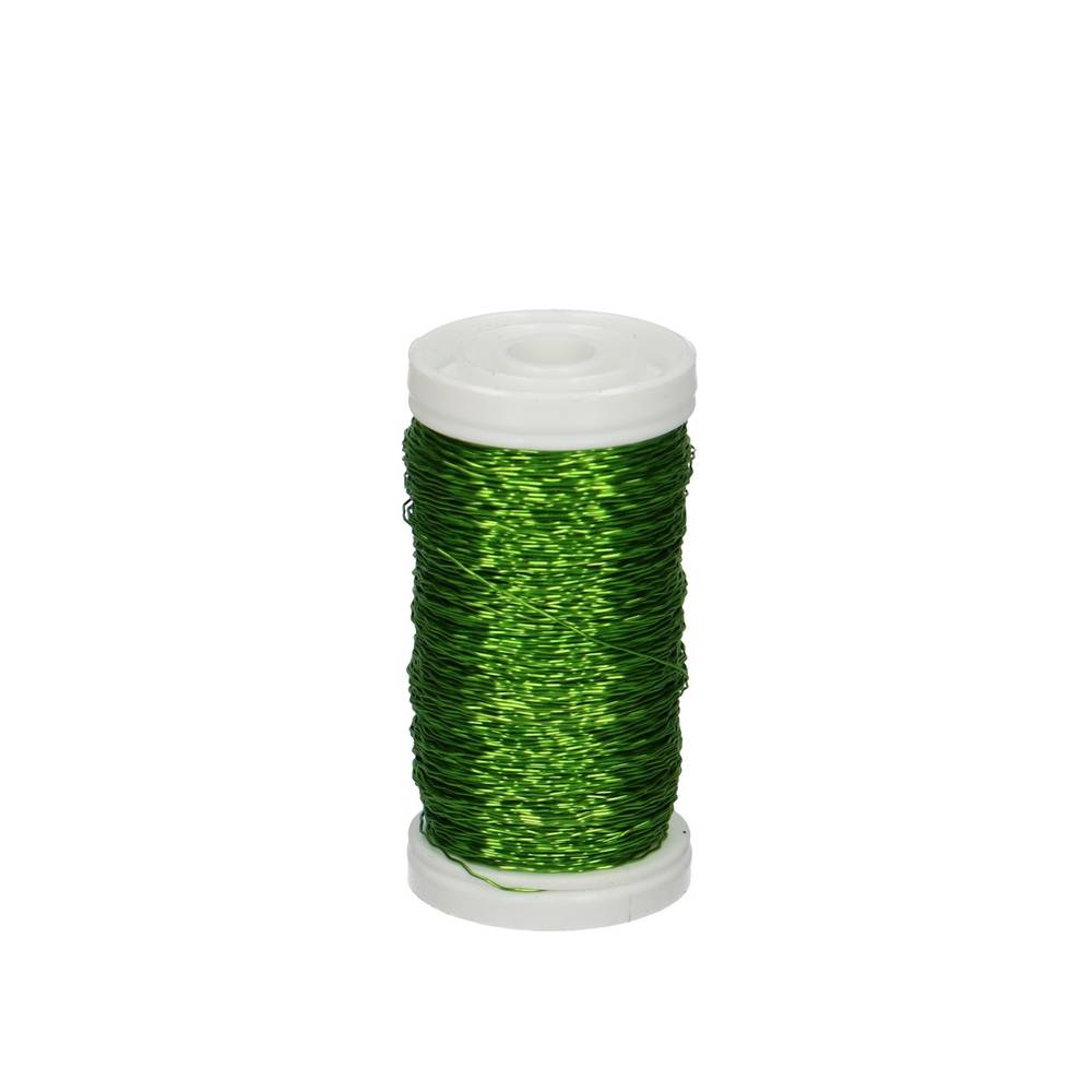 Bouillon Effektdraht grün 0.3mm 100g 