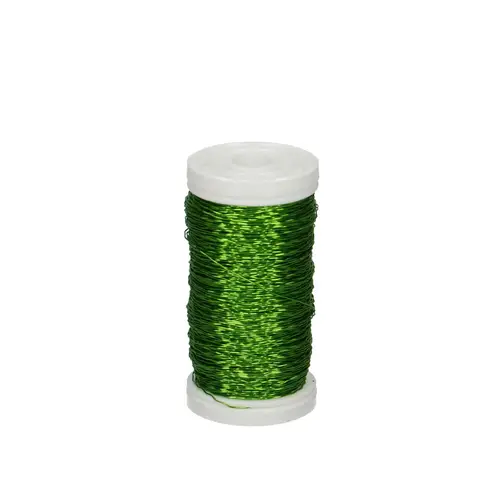 Bouillon Effektdraht grün 0.3mm 100g 