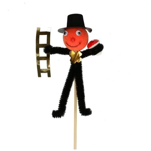 Schorsteinfeger auf Stab 50cm 11cm