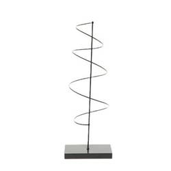 Spiral Metall schwarz D09cm H38cm 
