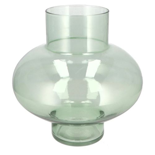 Glas Vase Mira Bulb grün D30x30x30cm