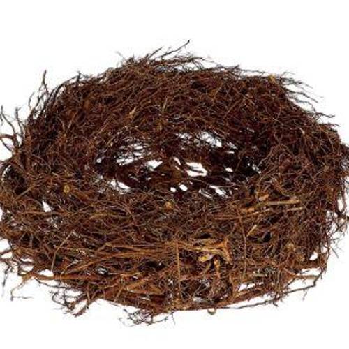 Kranz Nest braun Würzel D30cm