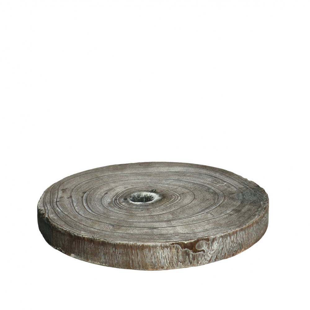 Trocken Apollonia Scheibe dunkel braun D30cm