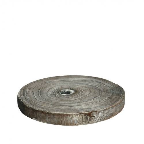 Trocken Apollonia Scheibe dunkel braun D30cm