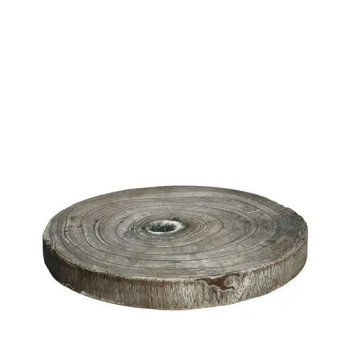 Trocken Apollonia Scheibe dunkel braun D30cm