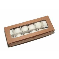 Hühnerei weiss D04 H06cm x12