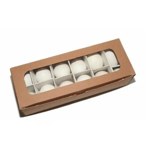 Hühnerei weiss D04 H06cm x12