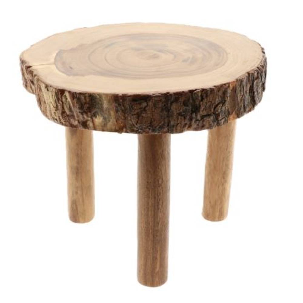 Beistelltisch Holz natur D30cm H28cm