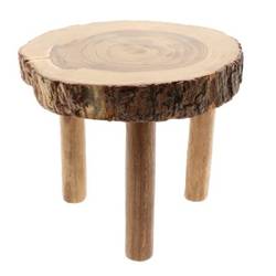 Beistelltisch Holz natur D30cm H28cm
