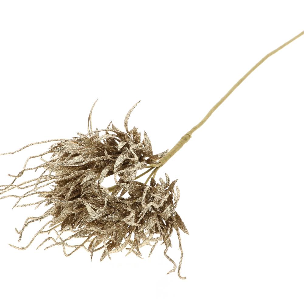 Spinnen-Nelke auf stab champagne L55cm D10cm