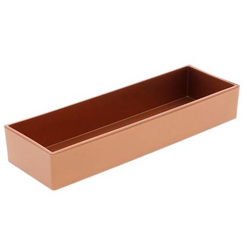 Melamine Schale Reckteck kupfer 32x10x05cm