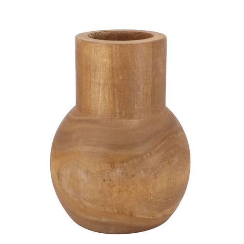 Holz Vase Woody 23x23x29cm