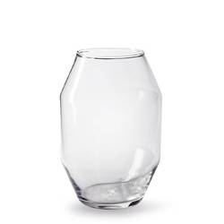 Glase Vase Diamant D17cm H25cm