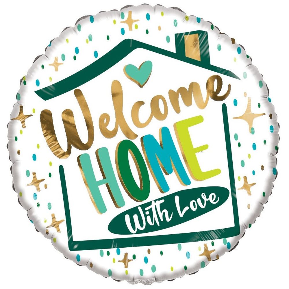 Ballon Eco Welcome Home with Love D45cm