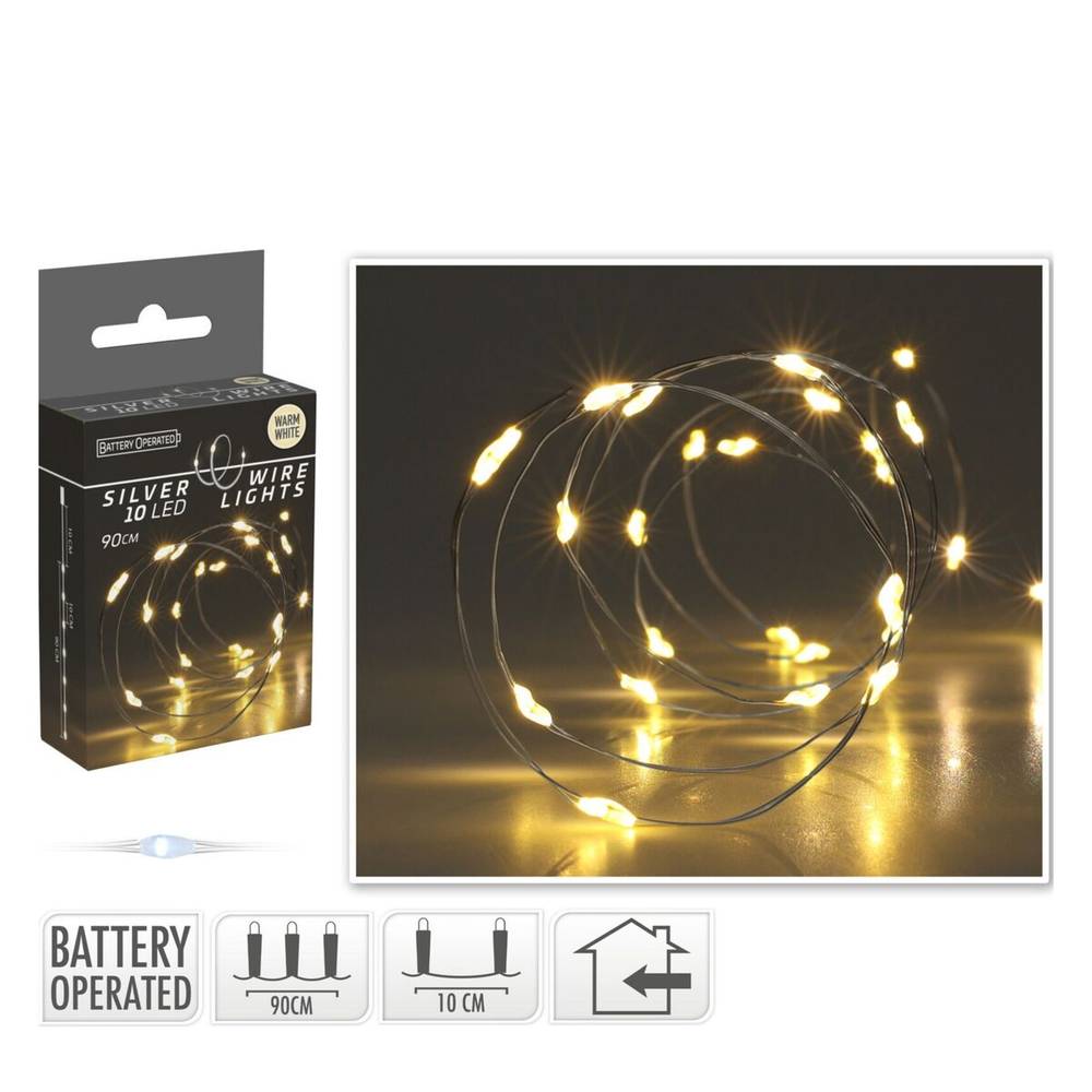 LED Draht 10L 90cm Inkl.Batt. 