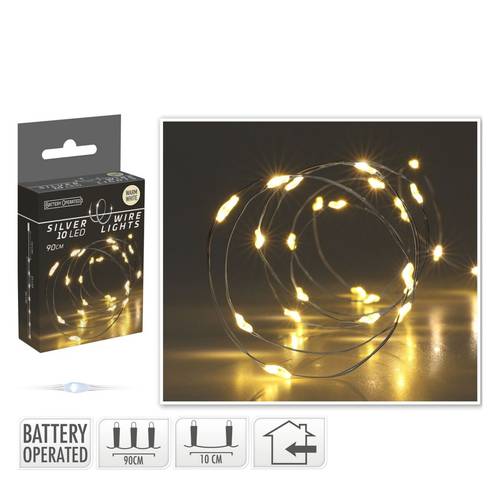 LED Draht 10L 90cm Inkl.Batt. 