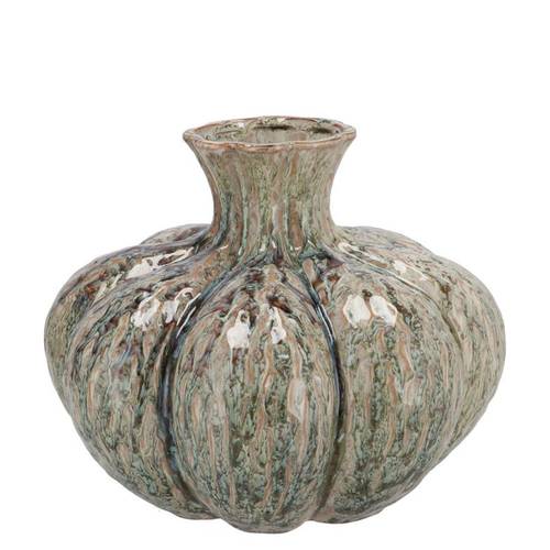 Keramik Vase Mika Nordic grün D16cm H13cm