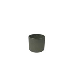 Keramik Übertopf Spots grün D13.5cm H10cm